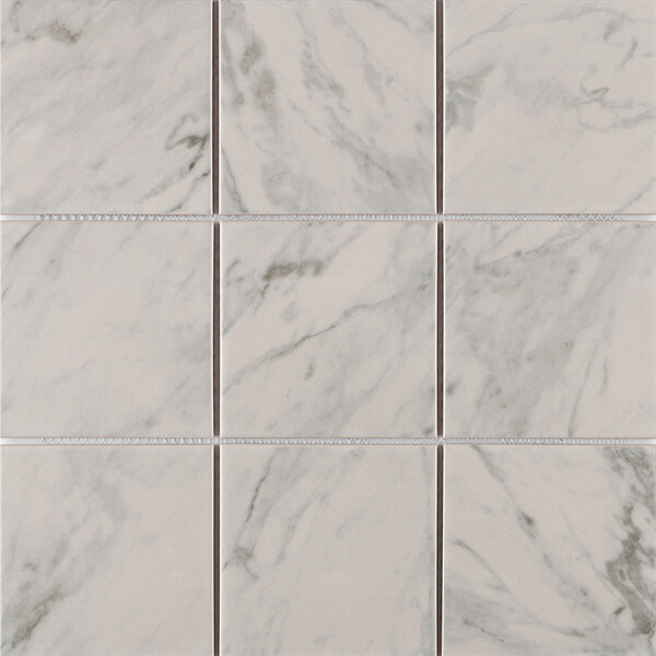 97x97mm Inkjet Porcelain Marble Look MOF8902,pool mosaic, bali tiles pool, carrara white mosaic tile