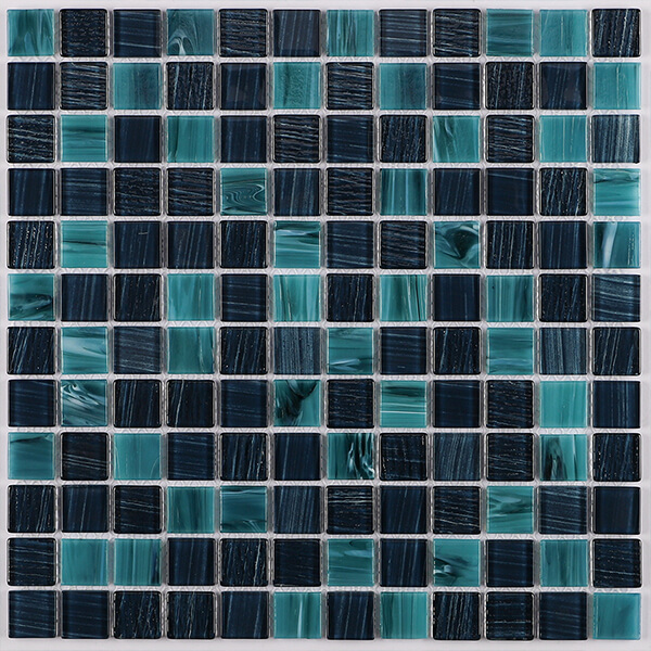 23x23mm Square Crystal Glass Mixed Color GHOL1004,pool mosaic, best pool tiles, tiles swimming pool design