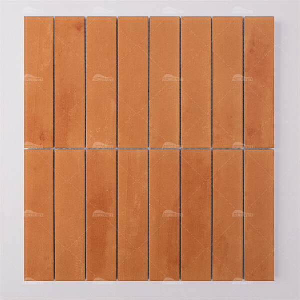 32.5*145mm Stackbond Finger Shape Porcelain Matte Terracotta ZMA1905,ceramic pool tile, terracotta mosaic tiles, mosaic finger tiles