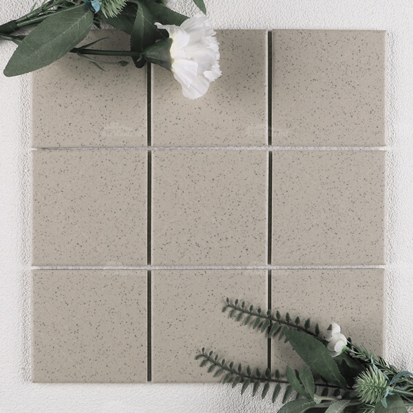 97x97mm Speckle Surface Square Matte Full Body White MOA1201,ceramic pool tile, 4x4 mosaic tiles, non slip pool tiles